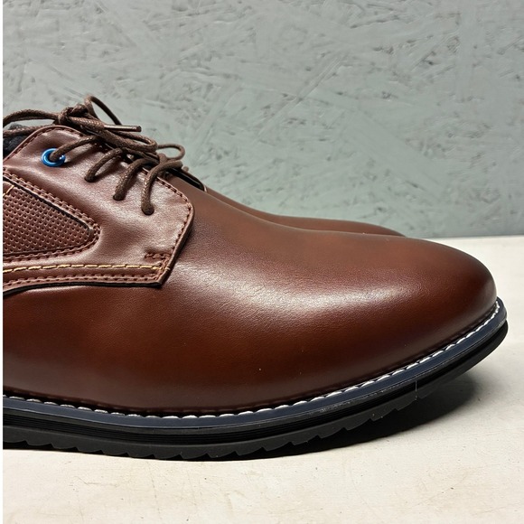 Gatsby Leather Oxford Dress Shoes Men\'s US 15 Brown Lace Up Formal NWOT main image 13